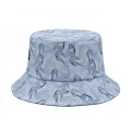 100% Polyester Sublimation Printing Bucket Hat Woven Label